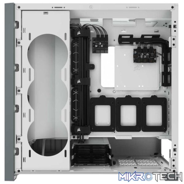Corsair Obsidian Series 5000X RGB White E-ATX Chassis - Image 4